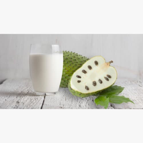 Jugo de Guanabana en Leche