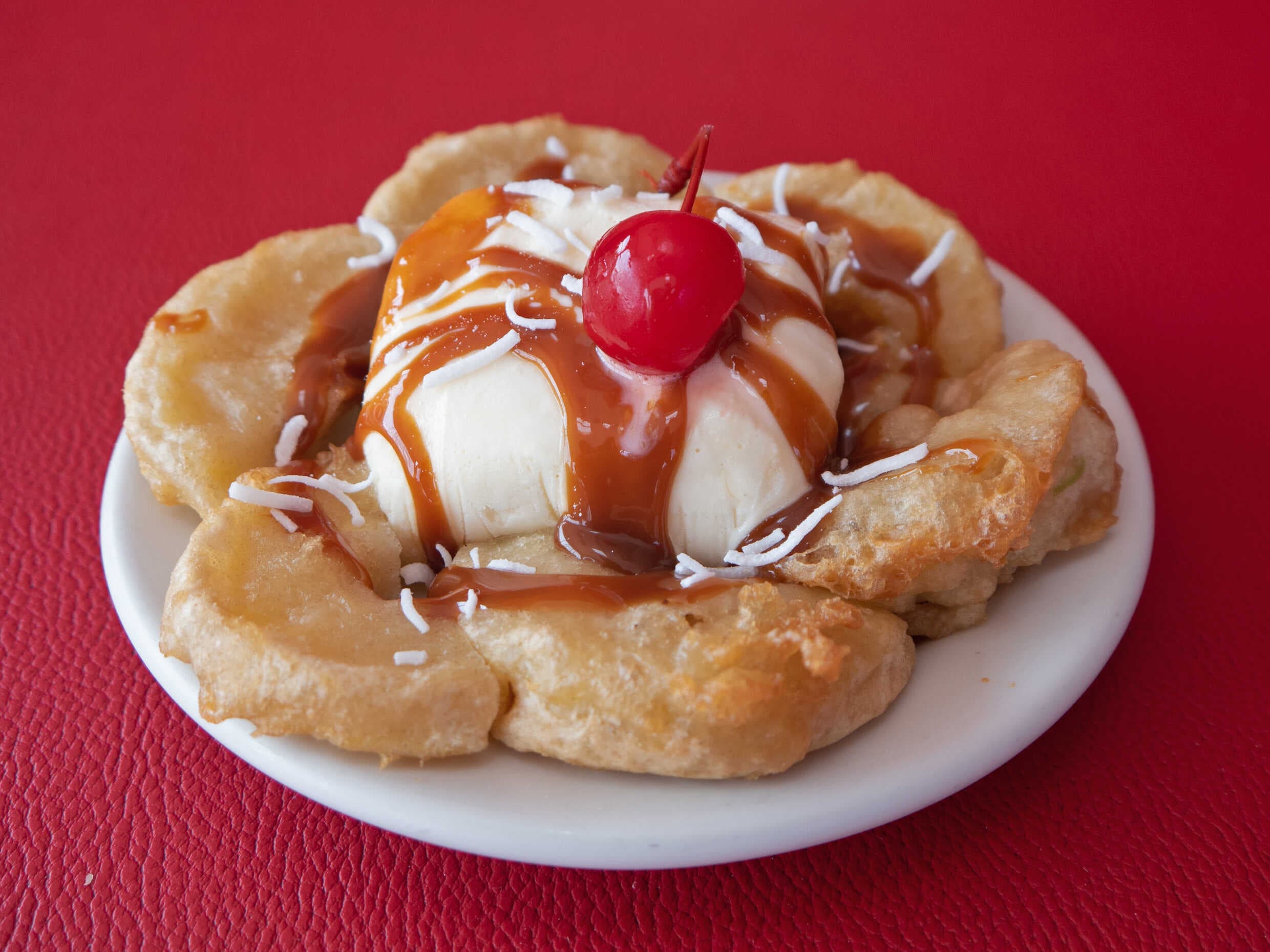 Tempura de Manzana