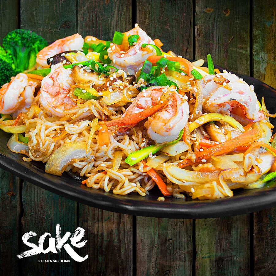 Yakisoba de camaron