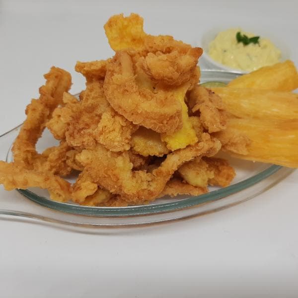 Tostada de Chicharrón de Camarón