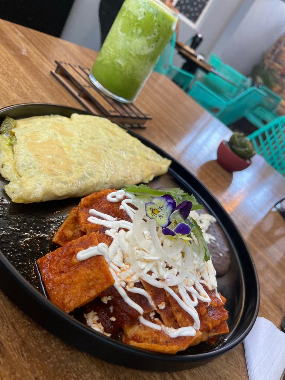 Omelette  de Carnes y Queso
