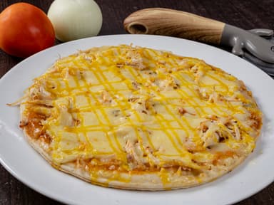 Pizza Típica Pollo Miel Mostaza Porción