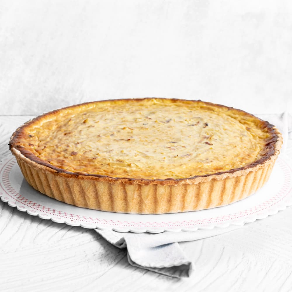Quiche de Poro con Tocino