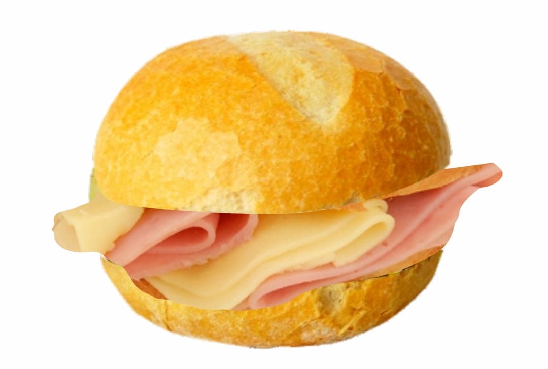 Pan con Jamón y Queso