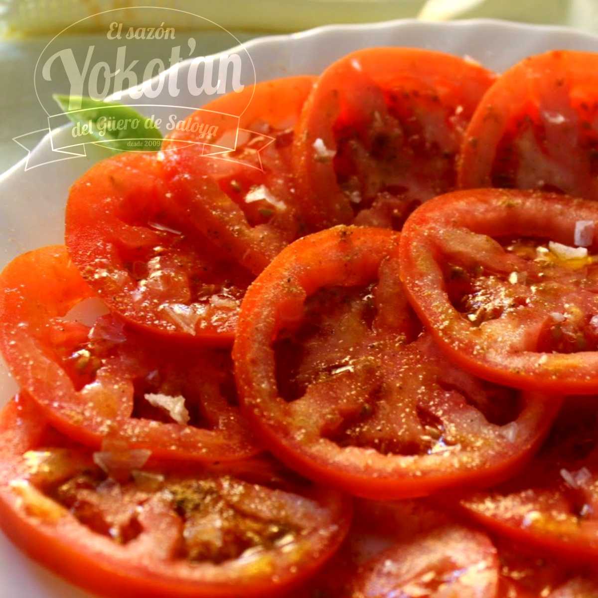 Ensalada de Tomate en Rodajas