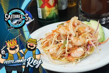 Tostada de Camarón