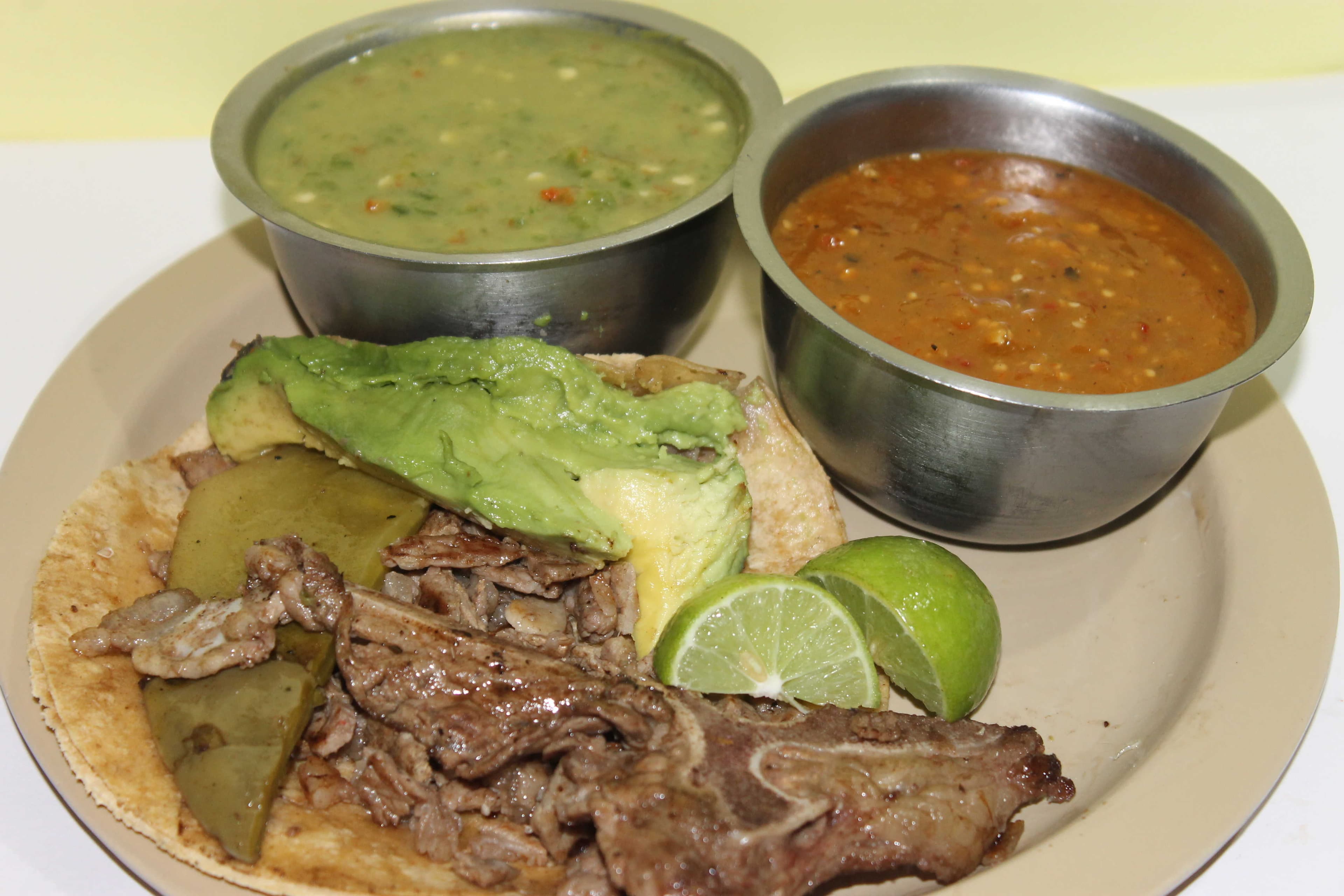 Taco de Costilla Sencillo