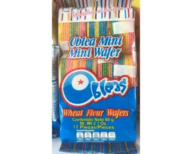 Obleas colorín mini 60g