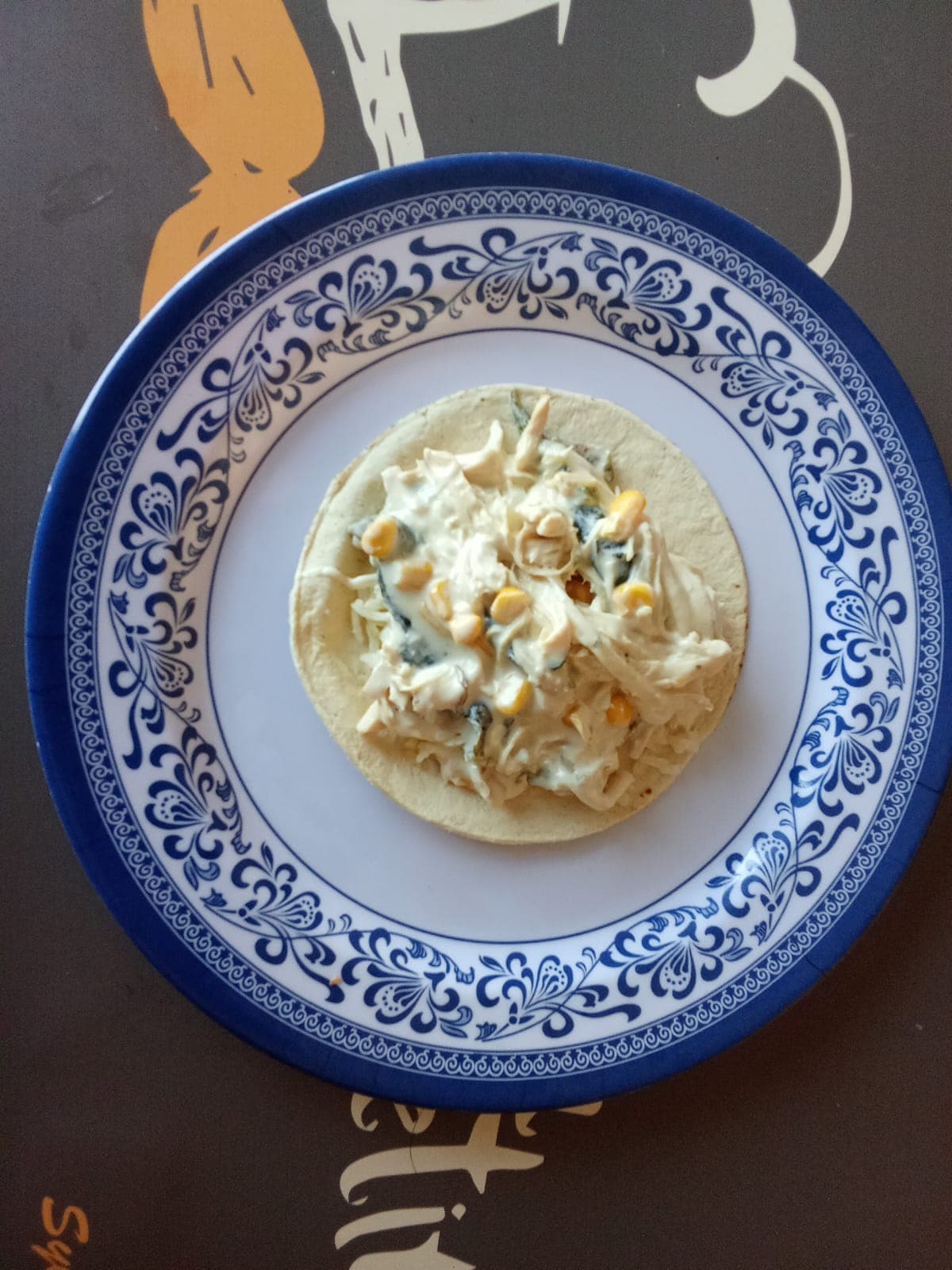 Taco Rajas con Crema