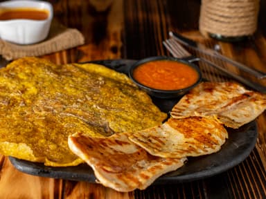 Tostón con Filete de Pollo