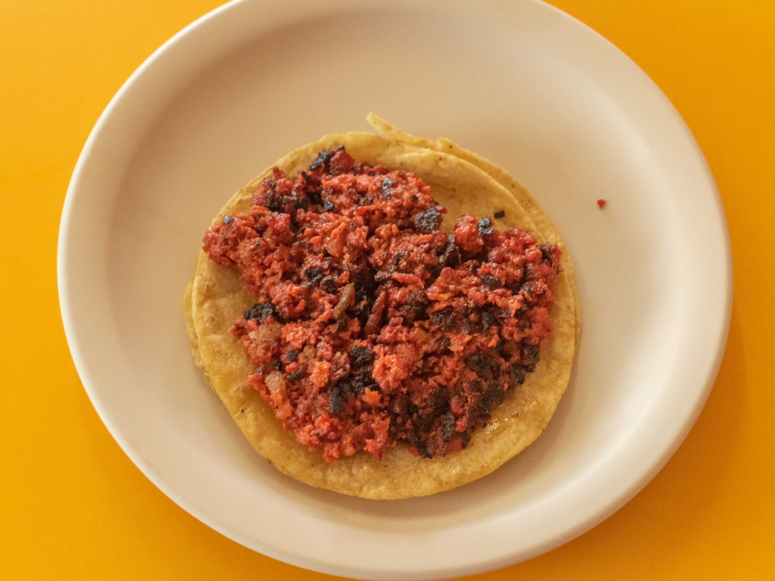 Taco de Chorizo