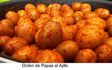Orden de Papas al Ajillo