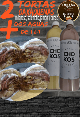 Combo Oaxaqueño + 2 Aguas de litro