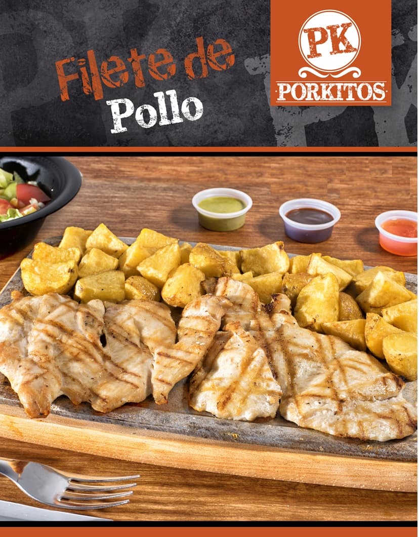 Filete de Pollo con Papa Amarilla Promo (Mie-Vie)