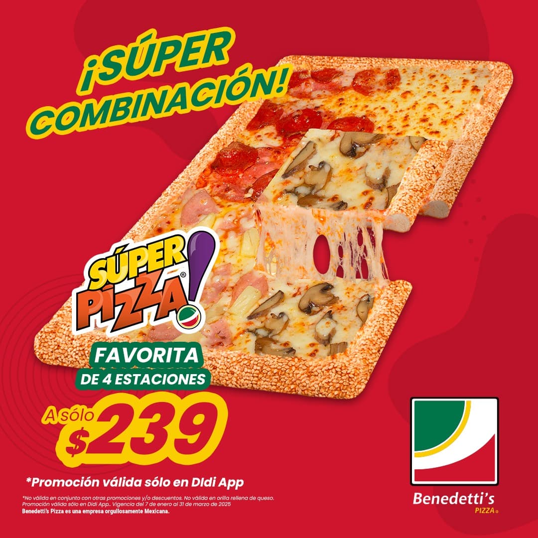Súper Pizza 4 Estaciones