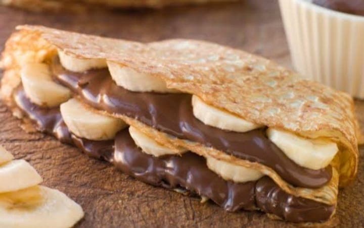 Crepa con Nutella y Plátano