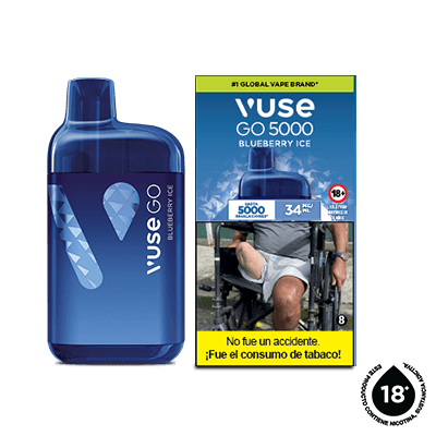 Vapeador Desechable Vuse Go 5K Blueberry Ice