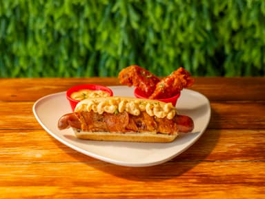Hot Dog  Macarrones con Queso
