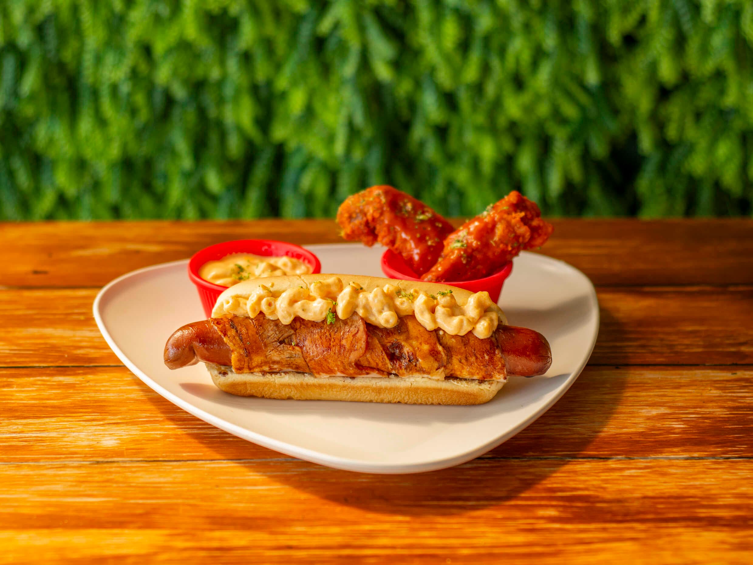 Hot Dog  Macarrones con Queso