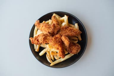 Orden de Papas con pollo Regular