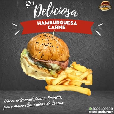 Combo Burger + Papas + Gaseosa Personal