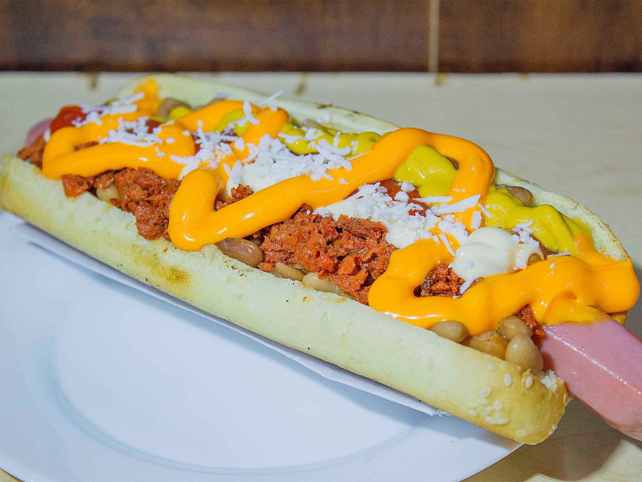Hot Dog de Asar con Queso