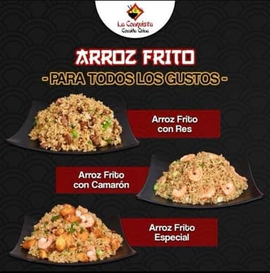 Arroz frito de pollo 1/2L