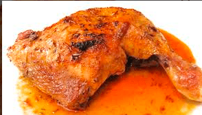 1/4 Pollo Frito con Papa