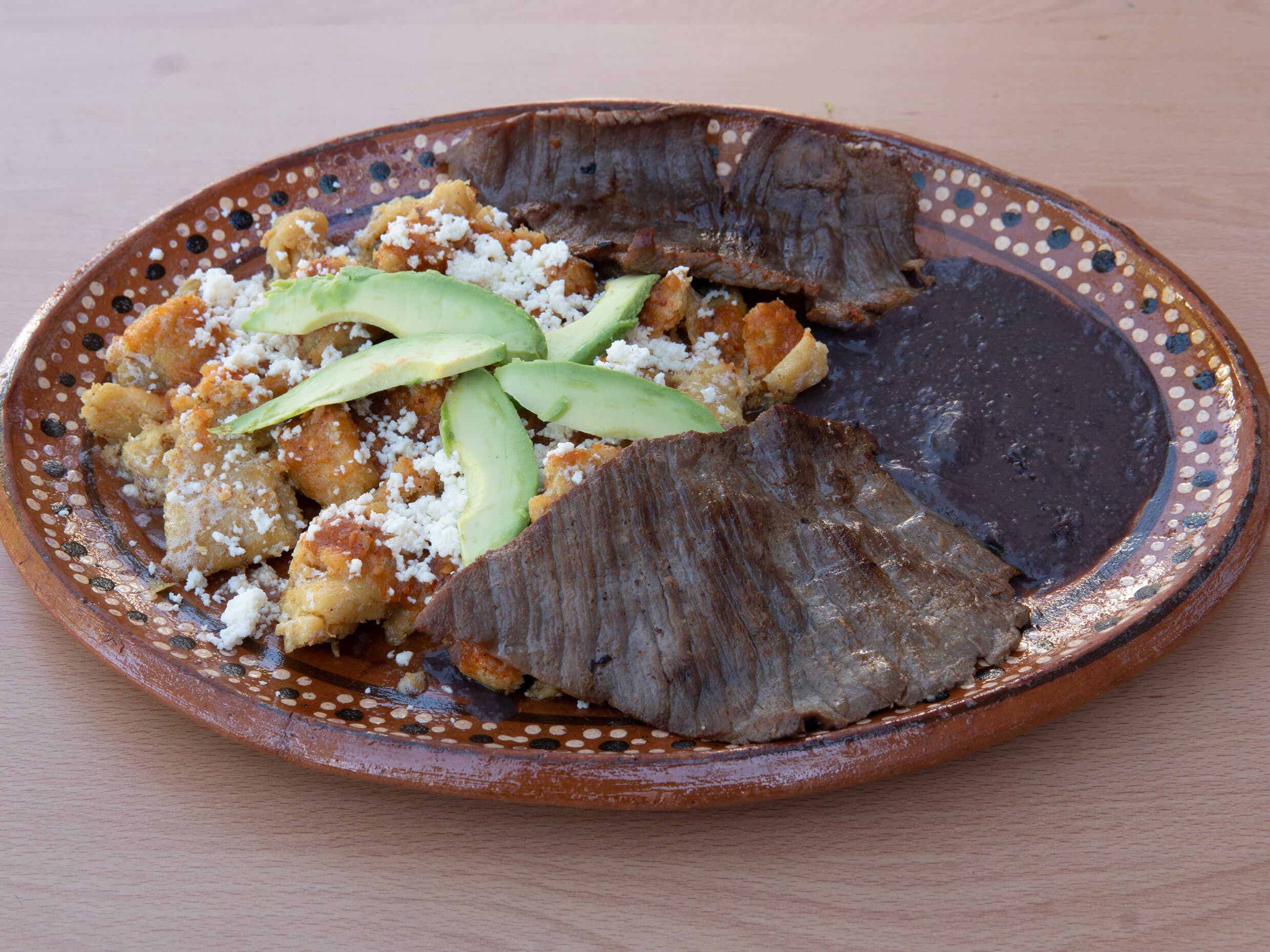Estrujadas con Cecina