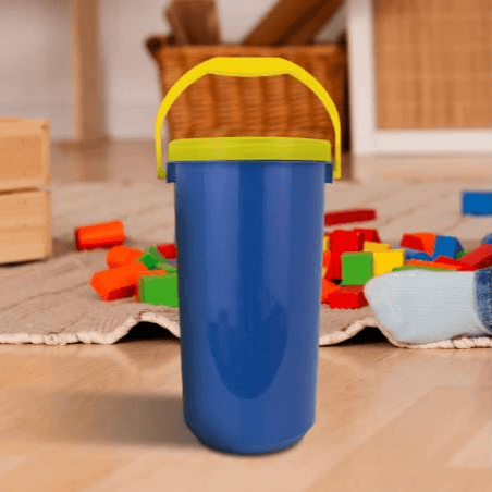 Bote Juguero Color Azul 2 L