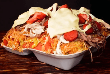 Salchipapa Especial + Bebida