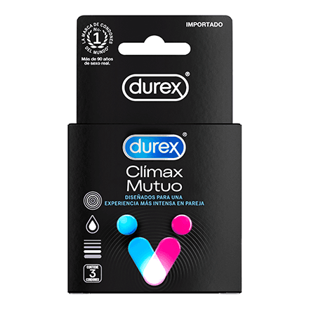 Preservativo Clímax Mutuo Durex Caja 3 Uds