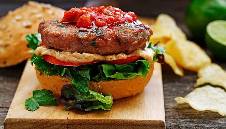 Rib burger