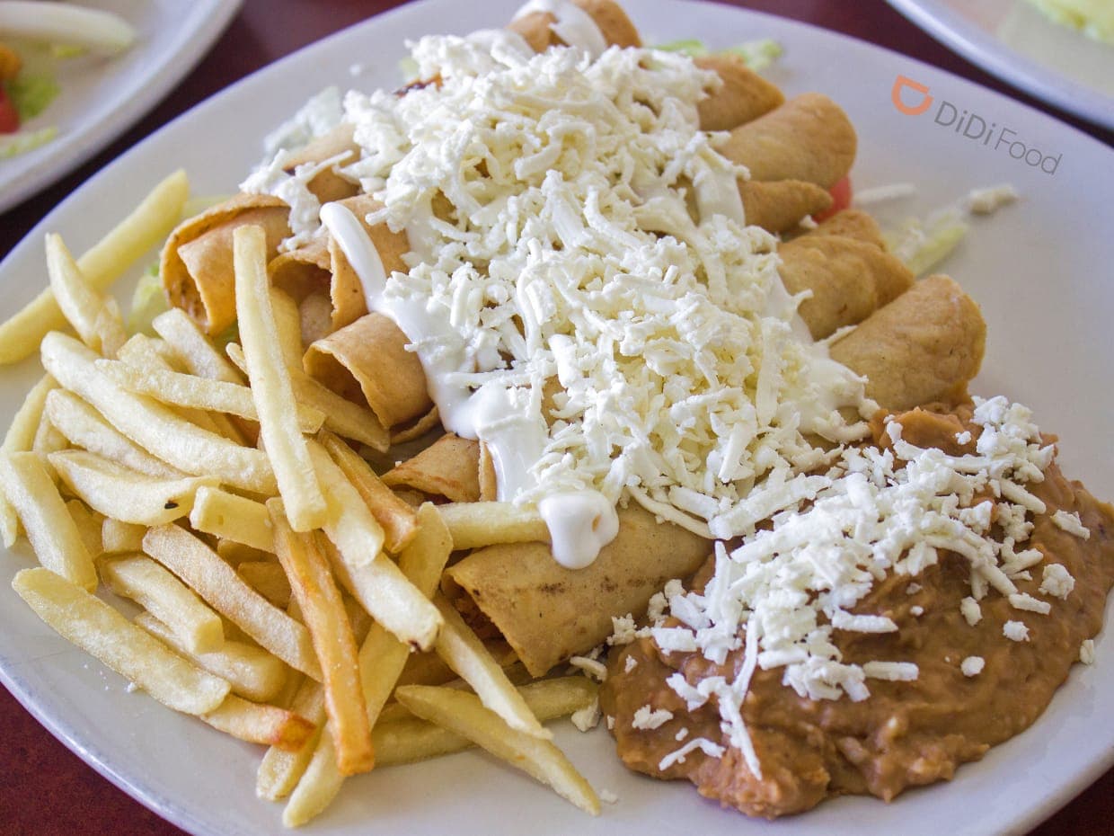 Flautas de Pollo+ Coca-Cola 🔥🔥