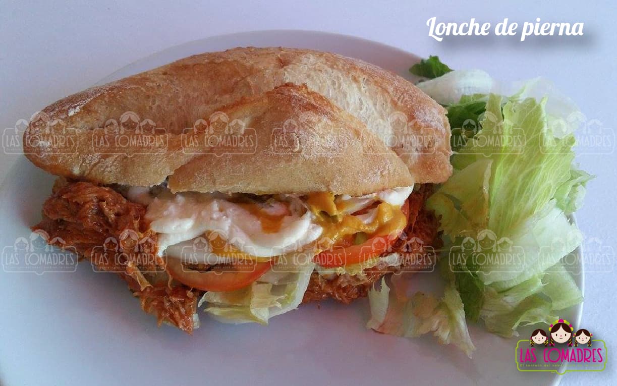 2 LONCHES DE PÍERNA + 2 BEBIDAS