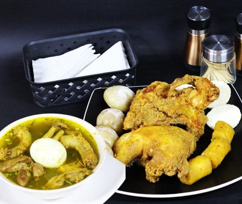 Medio Pollo + Consomé