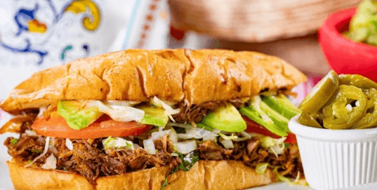 Lonche de Pierna (Especialidad de la casa)