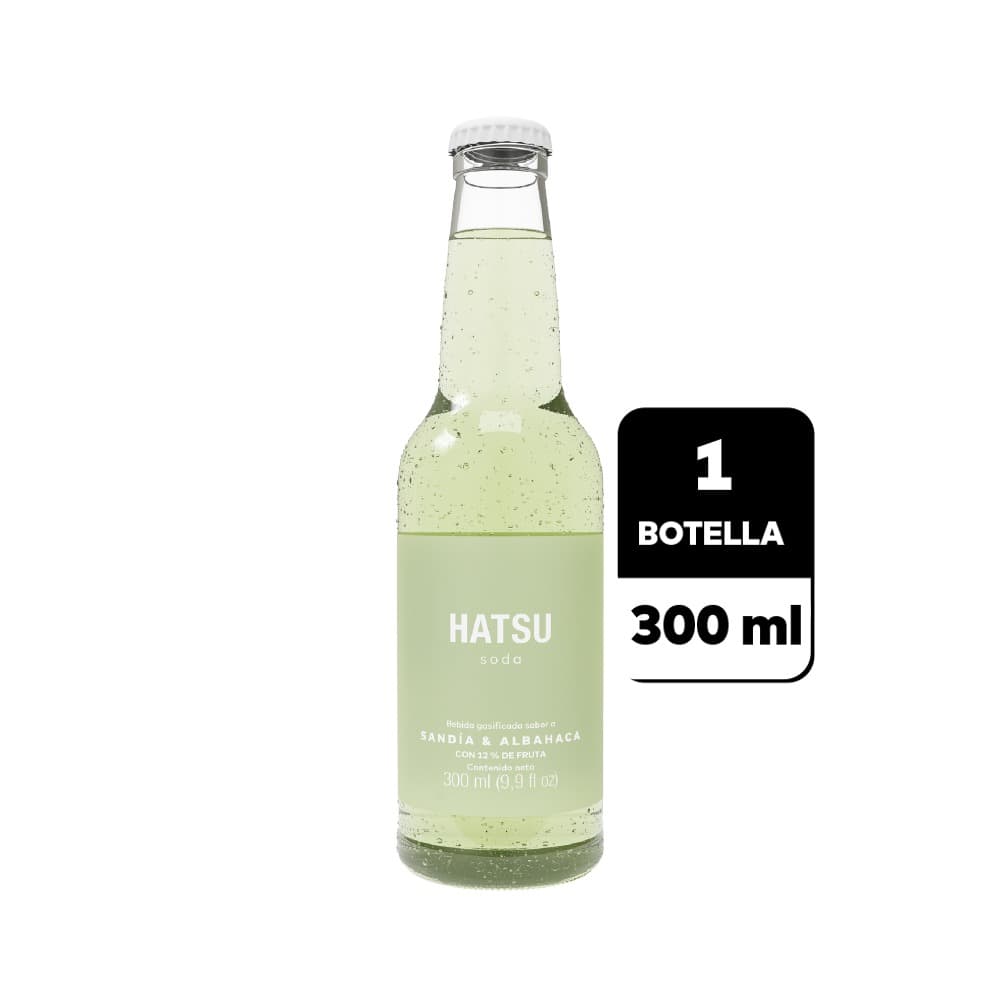 Hatsu Sandia Albahaca 300 ml