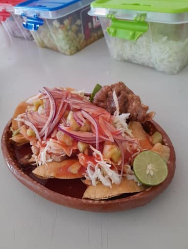 Taco Dorado de Papa con Buche
