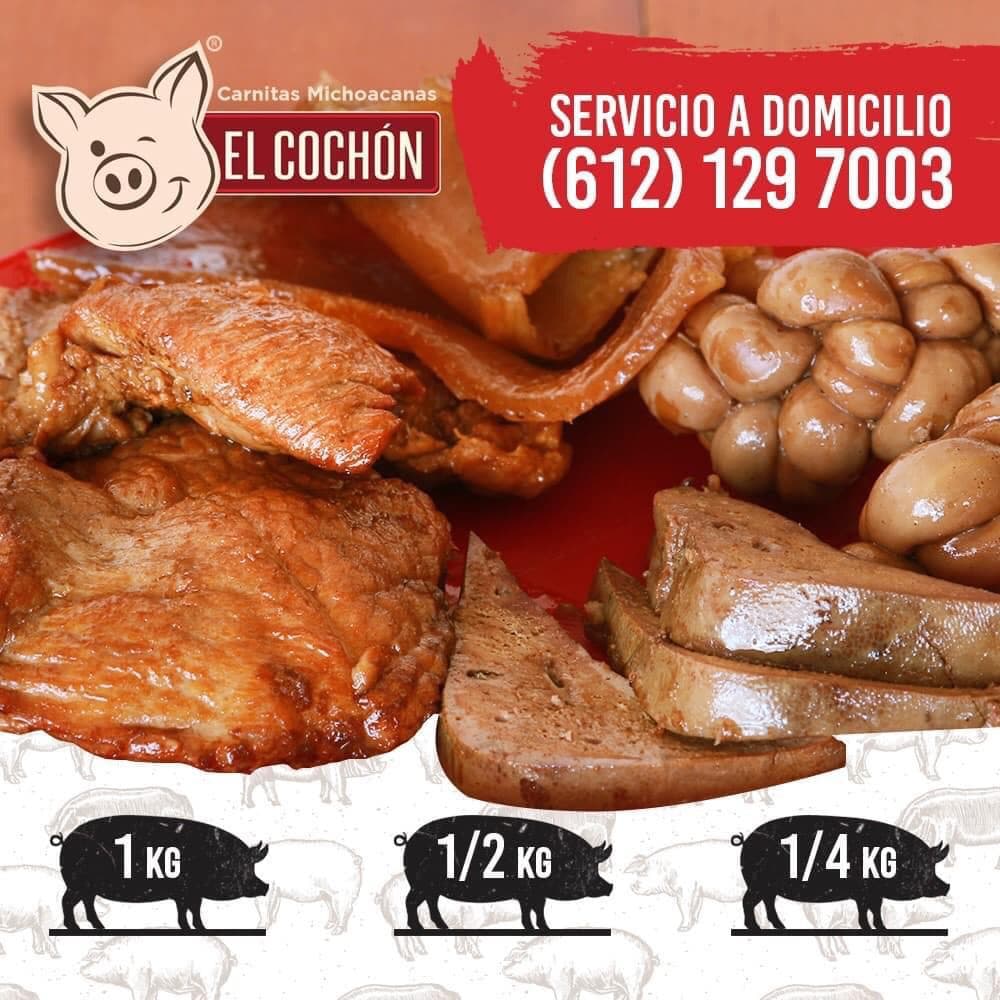 1/2 Kilogramo de Carnitas Surtido