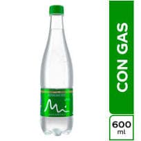 Agua manantial con gas (600 ml)