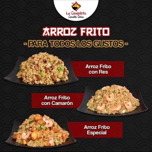 Arroz frito de puerco 1/2L
