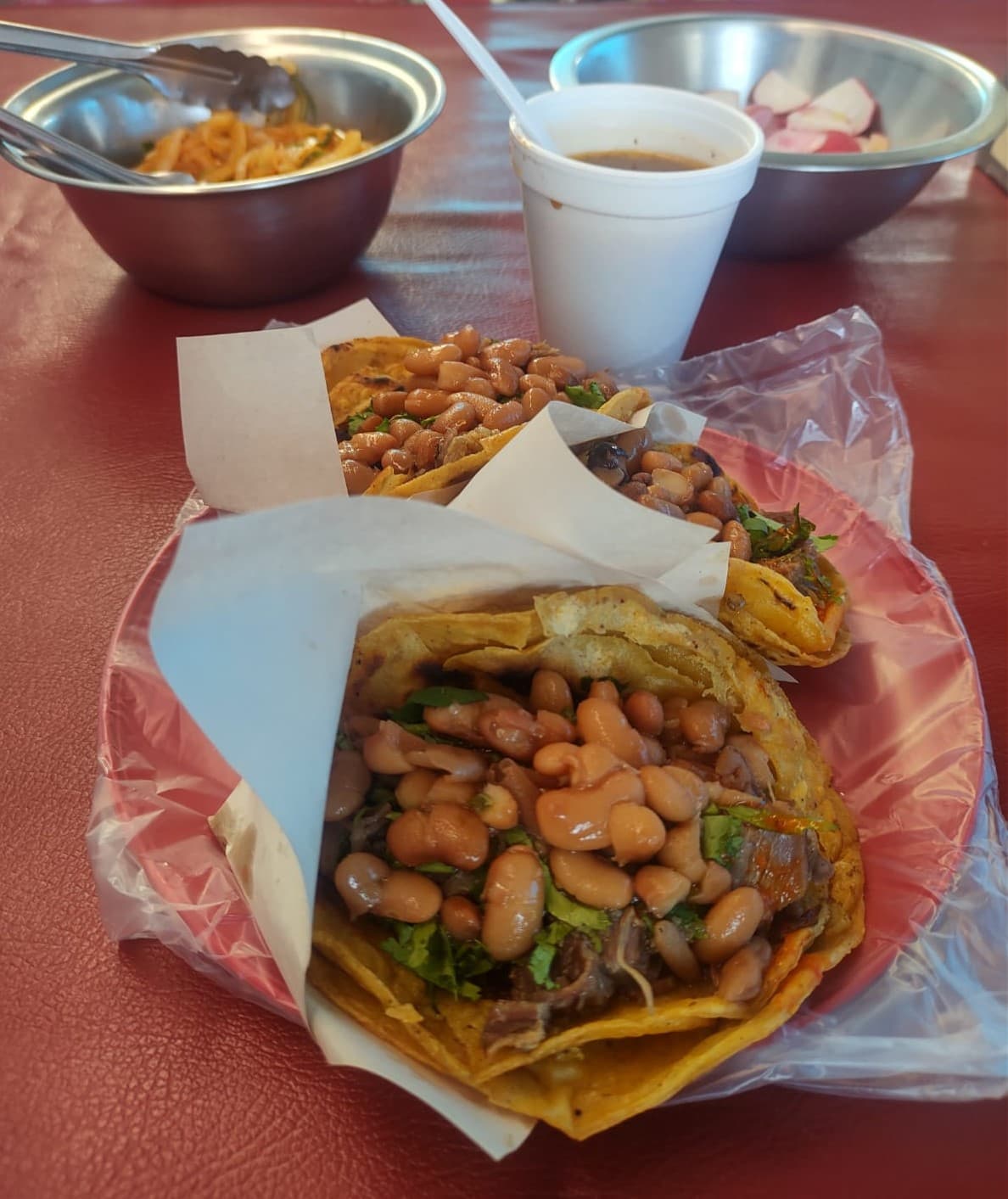 2 tacos + consome