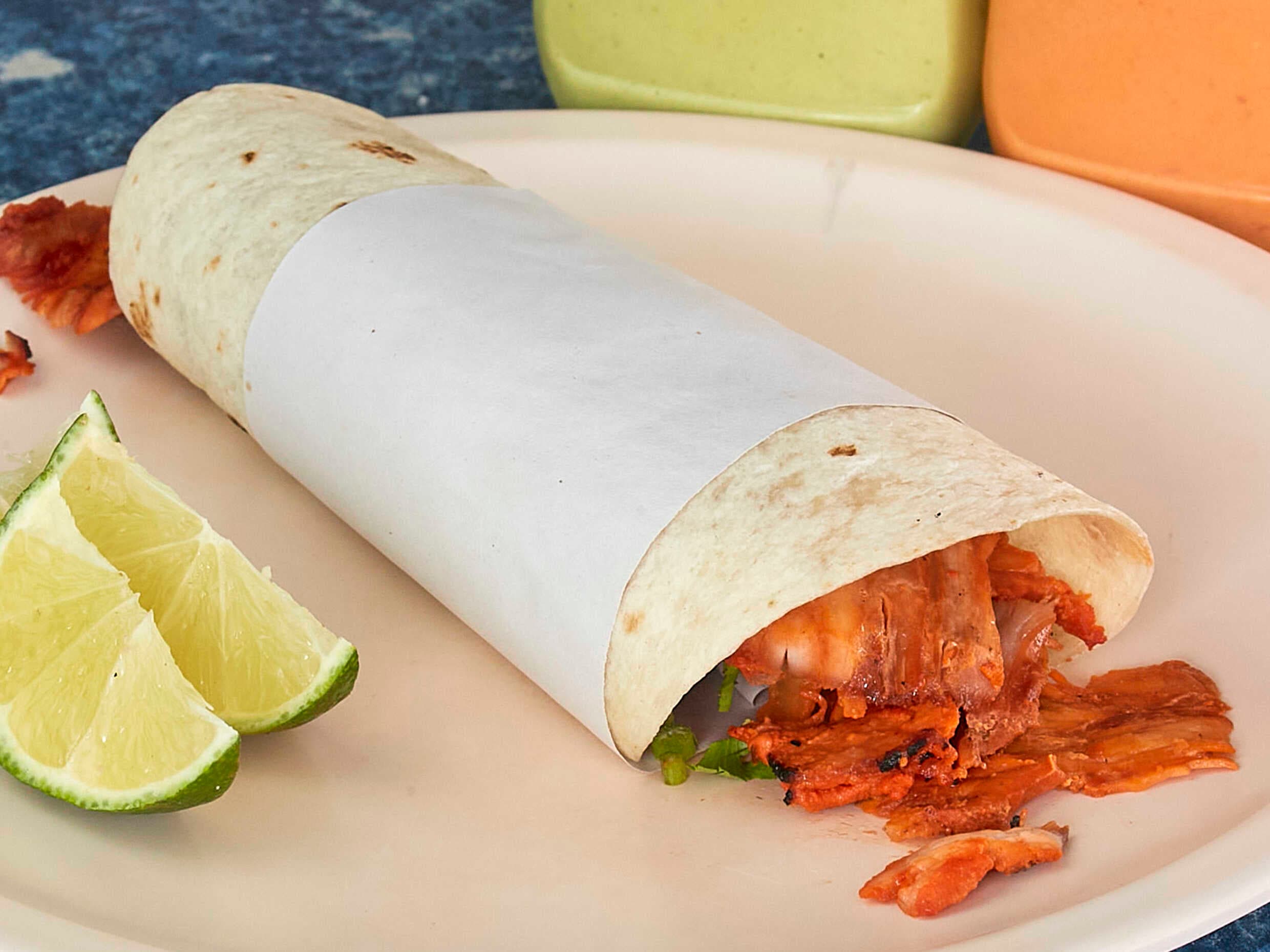 Tacos Pan Árabe Pastor