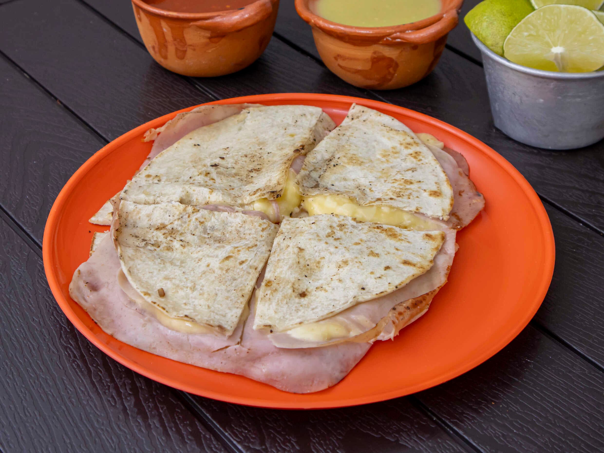Sincronizada de jamón con queso