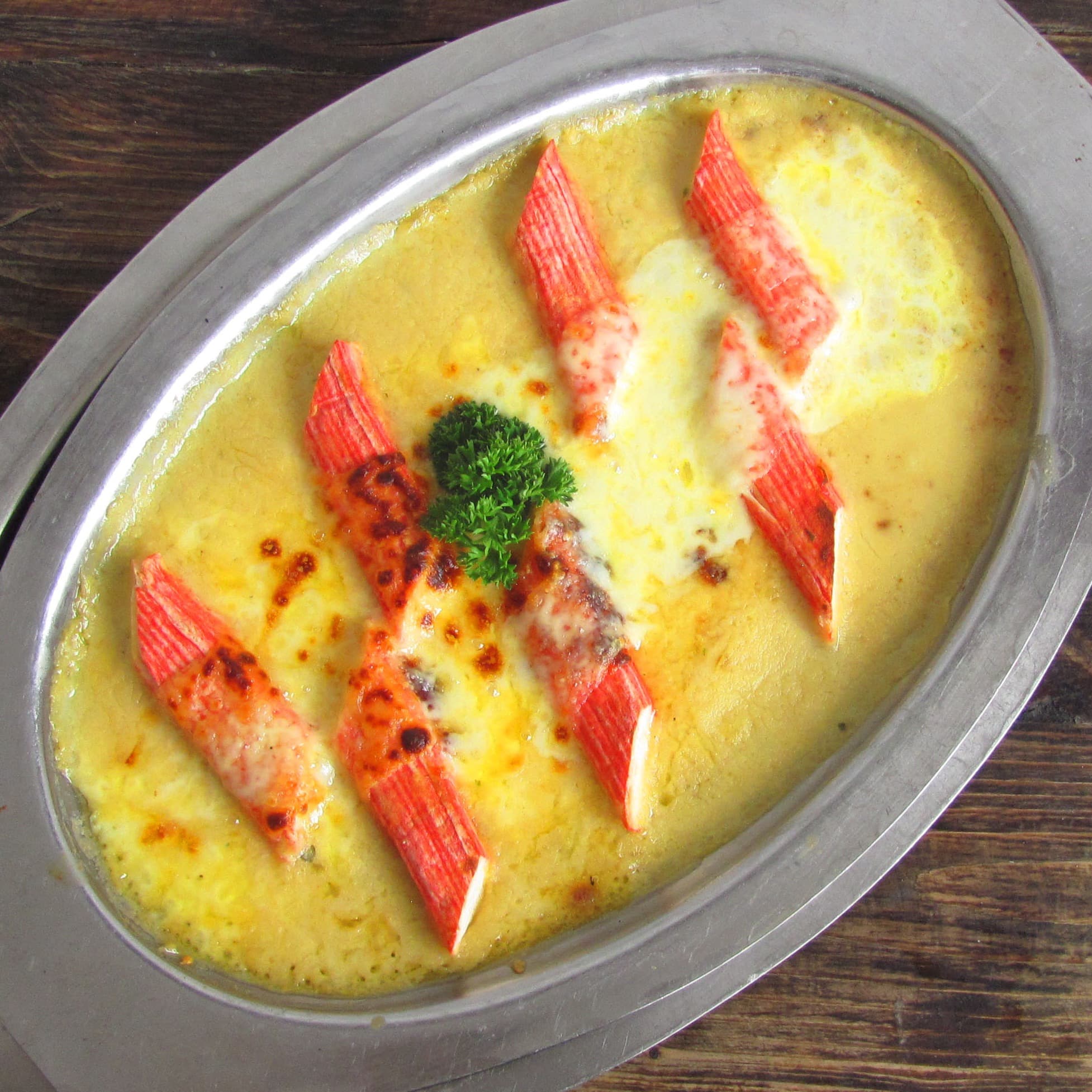 Palmitos Gratinados