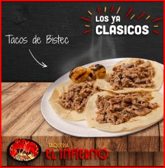 2 Tacos + 1 Quesadilla + Agua