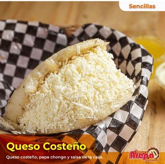 Arepa Queso Costeño % Off