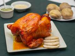 1/2 pollo frito + 4 acompañamientos