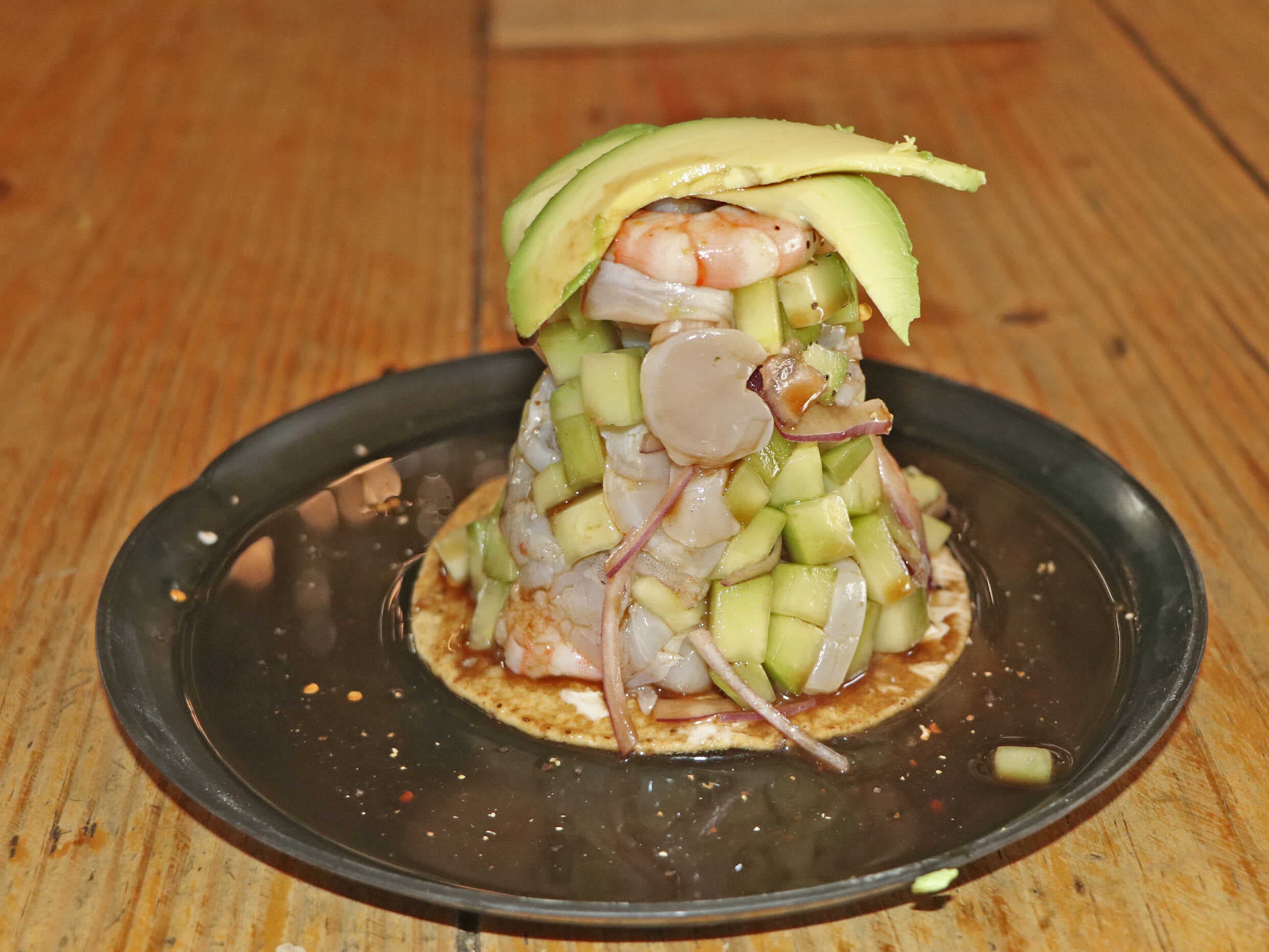 Tostada de Aguachile *